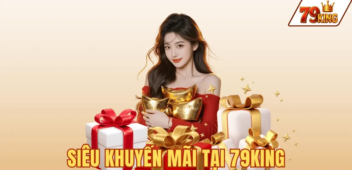 Siêu khuyến mãi tại 79KING - thưởng nạp tân thủ hoàn trả tổng cược vòng quay giftcode